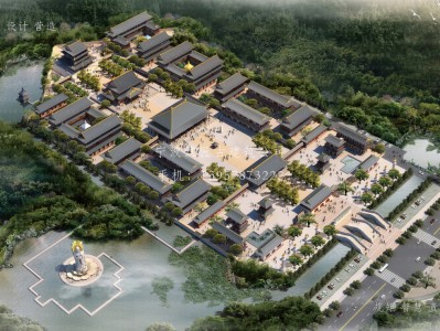 安庆护国寺重建项目工程施工