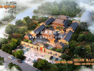 安庆天福寺重建规划效果图